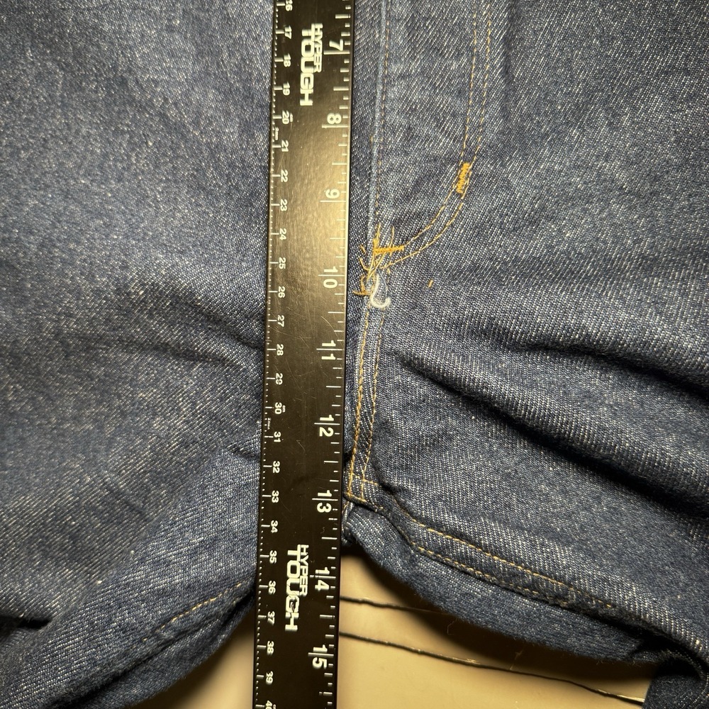 Carhartt Casual Jeans WF128 Flannel Lined Mens 40 32 Vintage USA Union Made New - Picture 11 of 16